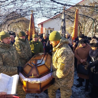 Прощання з воїном Іваном Жмудом, Тернопільщина, січень 2025 Прощання з воїном Іваном Жмудом, Тернопільщина, січень 2025