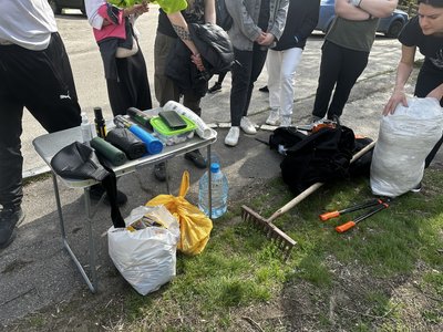 У Полтаві волонтери розчищували Студентський парк імені Дмитра Юденка