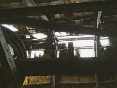 У Пирогові показали відреставрований солом'яний вітряк У Пирогові показали відреставрований солом'яний вітряк