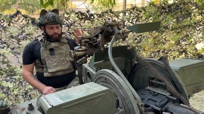командир відділення зенітна установка військовослужбовець 93 ОМБр "Холодний яр" Сергій "Балу" Донецька область 13 вересня 2024 рік