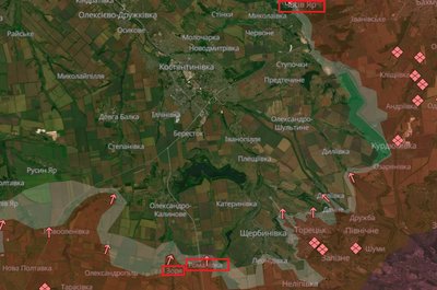 Війська РФ прориваються до Костянтинівки з чотирьох боків