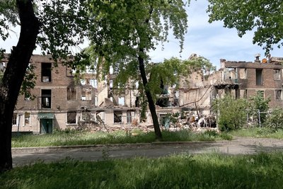 Зруйнована будівля Покровськ Донецька область 26 травня 2026 рік Зруйнована будівля Покровськ Донецька область 26 травня 2026 рік