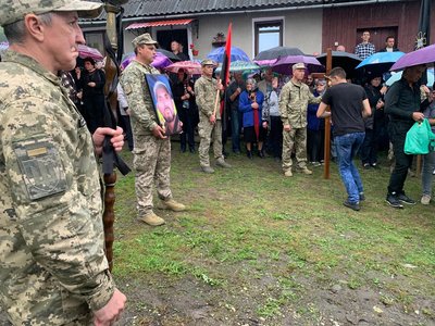Похорон, ЗСУ, Тернопільщина, військовослужбовець Похорон, ЗСУ, Тернопільщина, військовослужбовець