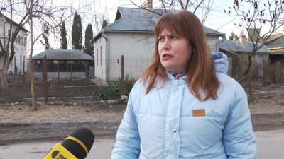 Обстріл, місцева жителька Обстріл, місцева жителька