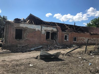 Наслідки обстрілу Золочева на Харківщині, 15 серпня 2024 року Наслідки обстрілу Золочева на Харківщині, 15 серпня 2024 року