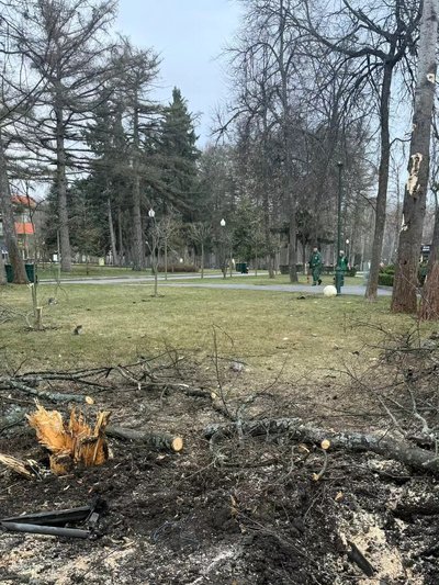 3 квітня - удар РФ по парку у Харкові 3 квітня - удар РФ по парку у Харкові