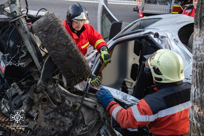 Врізався у дерево: у Києві сталася смертельна ДТП Врізався у дерево: у Києві сталася смертельна ДТП