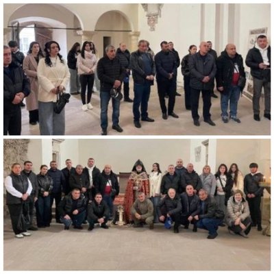 у храмі вірменської громади освятили дзвін, бережани, вірменська церква
