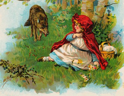 Ілюстрація до казки "Червона шапочка" братів Грімм Ілюстрація до казки "Червона шапочка" братів Грімм