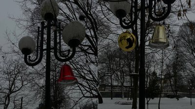 Невідомі викрали новорічні прикраси із міської ялинки у Сарнах на Рівненщині Невідомі викрали новорічні прикраси із міської ялинки у Сарнах на Рівненщині