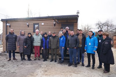 У Тростянці та Охтирці мешканці, житло яких було зруйноване через атаки РФ, отримали модульні будинки У Тростянці та Охтирці мешканці, житло яких було зруйноване через атаки РФ, отримали модульні будинки