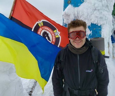 Василь-Яків Капустинський читає Заповіт на Говерлі Василь-Яків Капустинський читає Заповіт на Говерлі