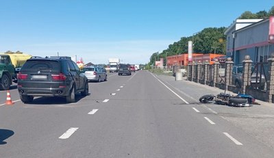 Дві ДТП на Волині за участі мотоциклістів: в одній із них — за кермом неповнолітні Дві ДТП на Волині за участі мотоциклістів: в одній із них — за кермом неповнолітні