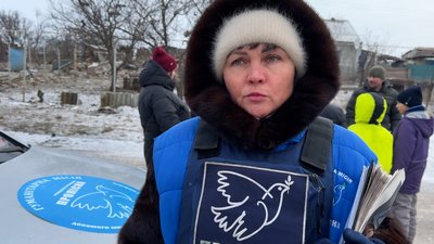 Психологиня гуманітарної місії "Проліска" Оксана Черкаське Донецька область Психологиня гуманітарної місії "Проліска" Оксана Черкаське Донецька область