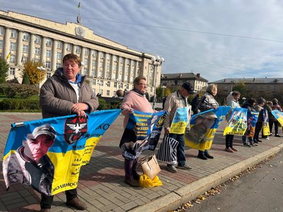 У Черкасах провели акцію на підтримку полонених та зниклих безвісти