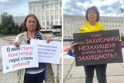 Чіткі терміни військової служби: в Житомирі вчергове провели мирну акцію Чіткі терміни військової служби: в Житомирі вчергове провели мирну акцію