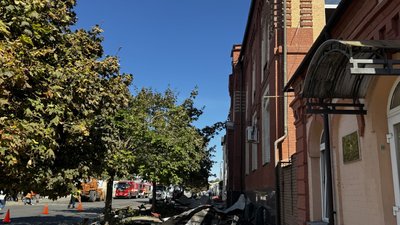 Слобідський район Харкова після атаки "Шахеда" 16 вересня Слобідський район Харкова після атаки "Шахеда" 16 вересня