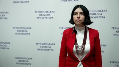Леся Гурецька, речниця Тернопільської обласної прокуратури, листопад 2025 Леся Гурецька, речниця Тернопільської обласної прокуратури, листопад 2025