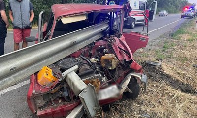 У ДТП на Черкащині загинув водій автомобіля У ДТП на Черкащині загинув водій автомобіля