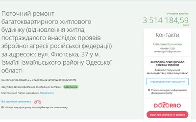 На Одещині за понад 3,5 мільйона гривень відремонтують зруйнований через обстріл будинок На Одещині за понад 3,5 мільйона гривень відремонтують зруйнований через обстріл будинок
