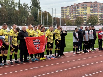 У Луцькі провели футбольний турнір серед ветеранів "Кубок побратимів"