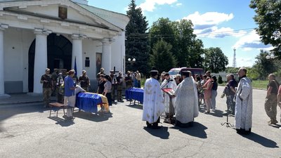 У Полтаві прощалися із Олегом Романенком та Андрієм Боруновим