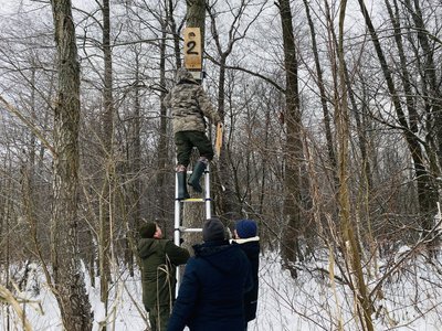 П'ять штучних гніздівель встановили для червонокнижного гоголя у нацпарку на Рівненщині П'ять штучних гніздівель встановили для червонокнижного гоголя у нацпарку на Рівненщині