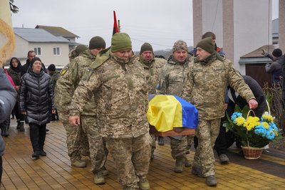 Тернопіль, Федір Міляр, похорон, 2 грудня 2025 Тернопіль, Федір Міляр, похорон, 2 грудня 2025