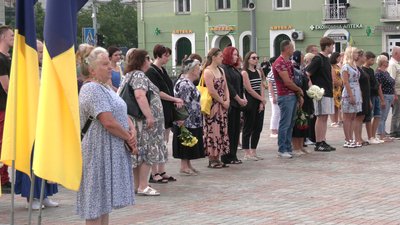 У Рівному попрощалися з військовим Андрієм Дятликом У Рівному попрощалися з військовим Андрієм Дятликом