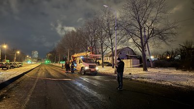 Вулиця Клочківська у Харкові після російського авіаудару, 26 грудня 2025 року Вулиця Клочківська у Харкові після російського авіаудару, 26 грудня 2025 року