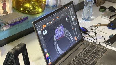 3D модель кільця FPV-оператора на комп'ютері Донецька область 12 листопада 2025 рік 3D модель кільця FPV-оператора на комп'ютері Донецька область 12 листопада 2025 рік