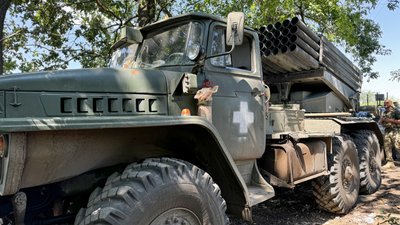 Військовослужбовці 59 окремої мотопіхотної бригади артилеристи РСЗВ "Град" Донецька область Військовослужбовці 59 окремої мотопіхотної бригади артилеристи РСЗВ "Град" Донецька область