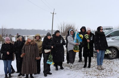 На Тернопільщині перепоховали захисника України Михайла Собка, 24 лютого 2026 року На Тернопільщині перепоховали захисника України Михайла Собка, 24 лютого 2026 року