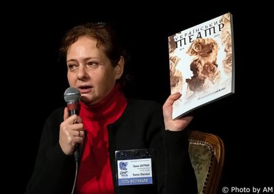 Ганна Шерман на презентації журналу "Український театр" на фестивалі Scrooge FEST Ганна Шерман на презентації журналу "Український театр" на фестивалі Scrooge FEST