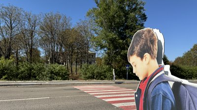 Перехід через дорогу Іверське Донецька область 27 серпня 2025 рік Перехід через дорогу Іверське Донецька область 27 серпня 2025 рік
