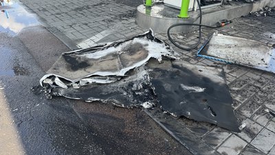 АЗС, яку атакувала російська армія у Немишлянському районі Харкова 22 липня 2026 року АЗС, яку атакувала російська армія у Немишлянському районі Харкова 22 липня 2026 року
