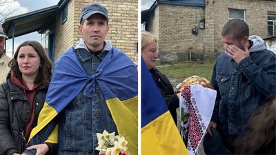 У селі на Черкащині зустріли захисника, який був у полоні майже два роки У селі на Черкащині зустріли захисника, який був у полоні майже два роки
