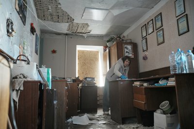 Територіальний центр Холодногірського району Харкова зазнав пошкоджень через російський удар Територіальний центр Холодногірського району Харкова зазнав пошкоджень через російський удар