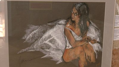 Бельгійський митець у Хмельницькому представив на полотнах війну в Україні Бельгійський митець у Хмельницькому представив на полотнах війну в Україні