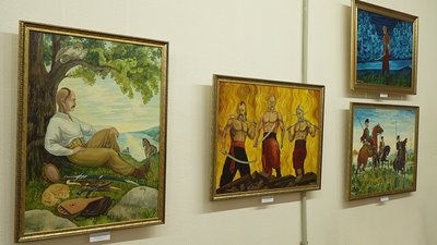 У Кропивницькому відкрили виставку художника, який повернувся з війни У Кропивницькому відкрили виставку художника, який повернувся з війни