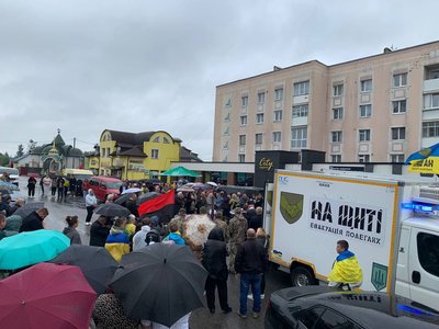 Прощання із військовослужбовцями, ЗСУ, Микола Притула, Сергій Андрійко, 14 липня 2026, Тернопіль Прощання із військовослужбовцями, ЗСУ, Микола Притула, Сергій Андрійко, 14 липня 2026, Тернопіль