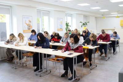 Працівники Харківської філії «Газмережі» пишуть Радіодиктант національної єдності Працівники Харківської філії «Газмережі» пишуть Радіодиктант національної єдності