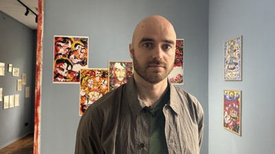 Куратор виставки "Харківська Енеїда. Домашній архів" Богдан Волинський Куратор виставки "Харківська Енеїда. Домашній архів" Богдан Волинський