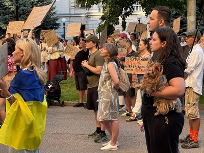 У Києві та інших містах третій день поспіль пройшли протести проти відставки Федорова У Києві та інших містах третій день поспіль пройшли протести проти відставки Федорова