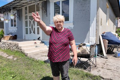 Місцева жителька села Путрине Кельменецької громади Валентина Місцева жителька села Путрине Кельменецької громади Валентина