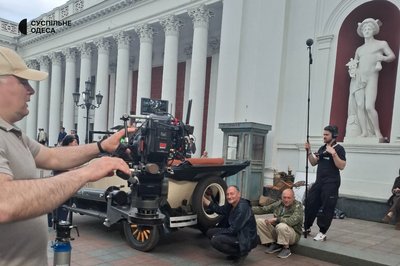 В Одесі відбувся останній знімальний день фільму "Довженко" В Одесі відбувся останній знімальний день фільму "Довженко"