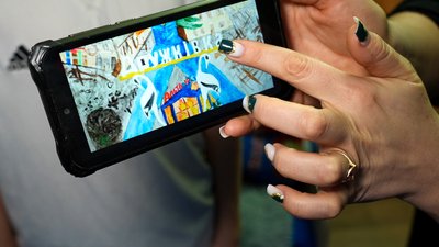 Гуманітарний штаб допомога малюнок Дружківка Донецька область Гуманітарний штаб допомога малюнок Дружківка Донецька область