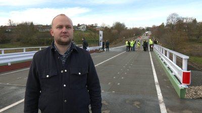 Микола Довгошия, міст через Гнізну Микола Довгошия, міст через Гнізну