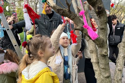 Одеські болгари прикрасили дерева та попрощались з березнем Одеські болгари прикрасили дерева та попрощались з березнем
