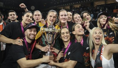 "Мерсін" Аліни Ягупової виборов перше чемпіонство в жіночому Єврокубку з баскетболу "Мерсін" Аліни Ягупової виборов перше чемпіонство в жіночому Єврокубку з баскетболу